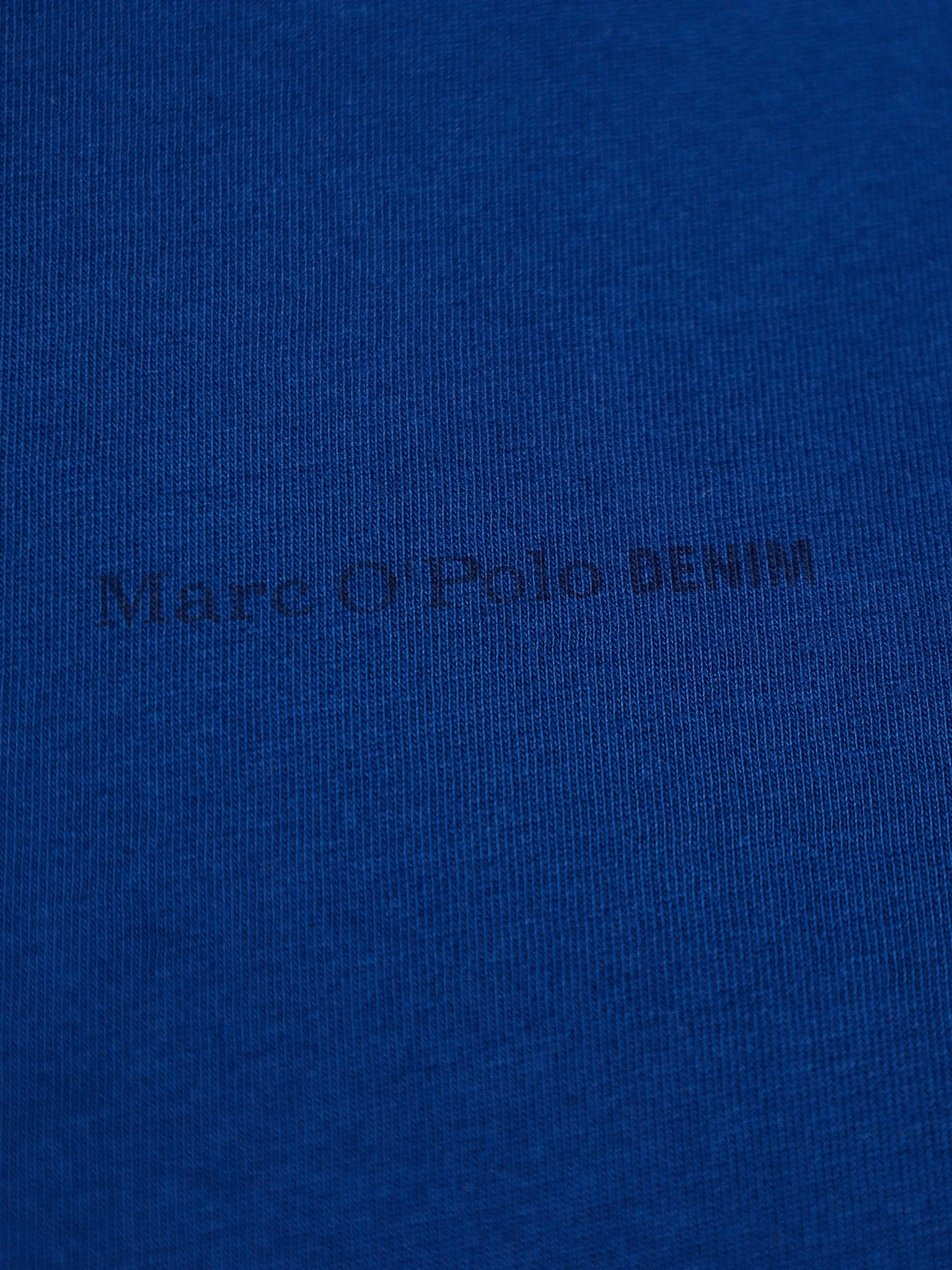 Футболка синего цвета из хлопка